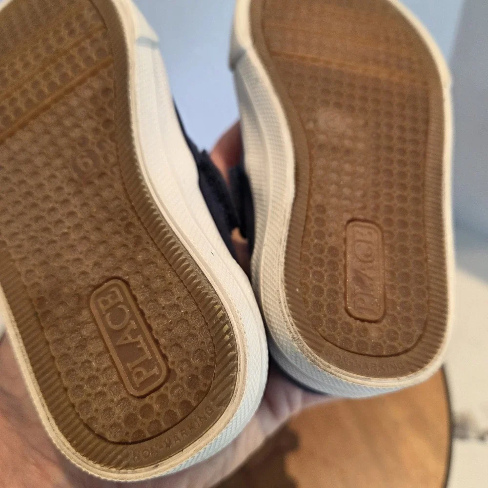 The Children's Place Boys Navy Tidal Slip On‎ Sneaker Shoes Size 6